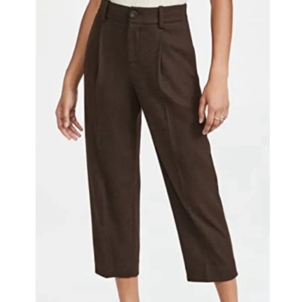 Vince 100% Wool Cropped Tapered Pants